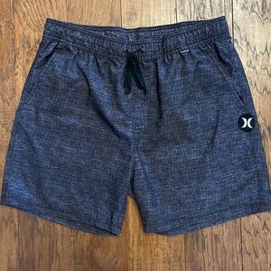 Hurley Blue/Black Boardshorts / Swimtrunks | L